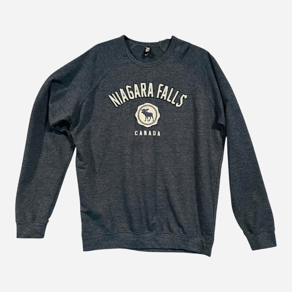 Niagara Falls Canada Crewneck Sweatshirt Blue - Size XL Unisex